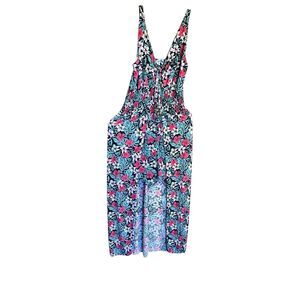 Yuna Fashion Floral Shorts Romper Maxi Dress Sz L/XL NWT